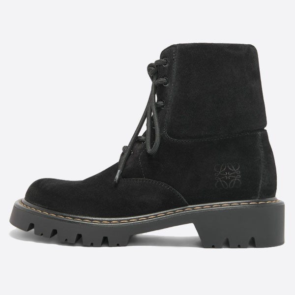 Loewe lace-up Martin boots in black