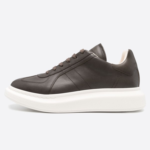 Alexander McQueen Oversized Sneakers in Dark Brown