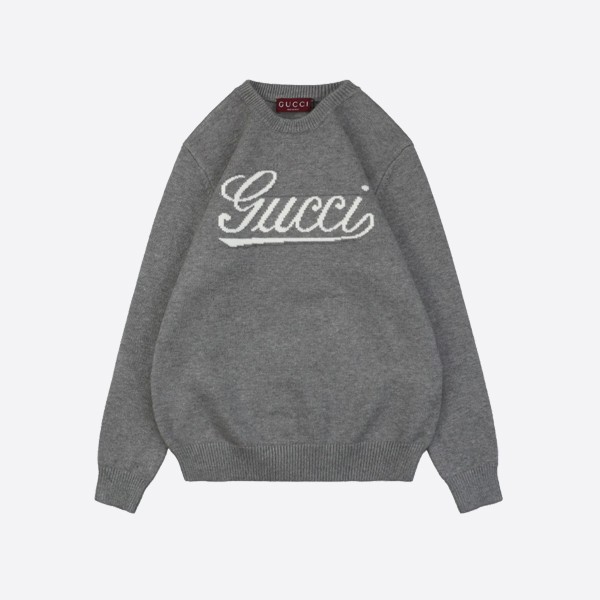 Gucci G-Letter Jacquard Crew Neck Sweater