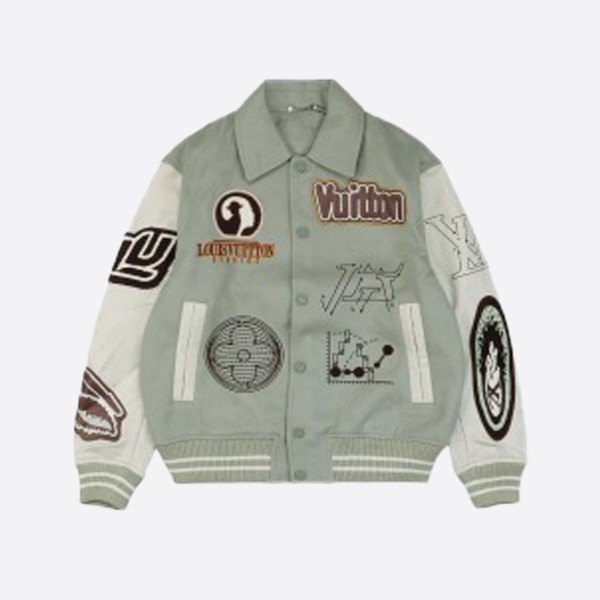 Louis Vuitton 2023Fw Devil's Eye Baseball Jacket