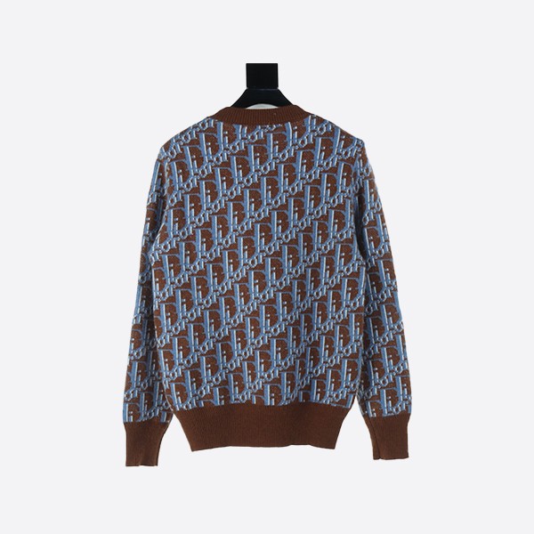 Dior Presbyopia Jacquard Crew Neck Sweater