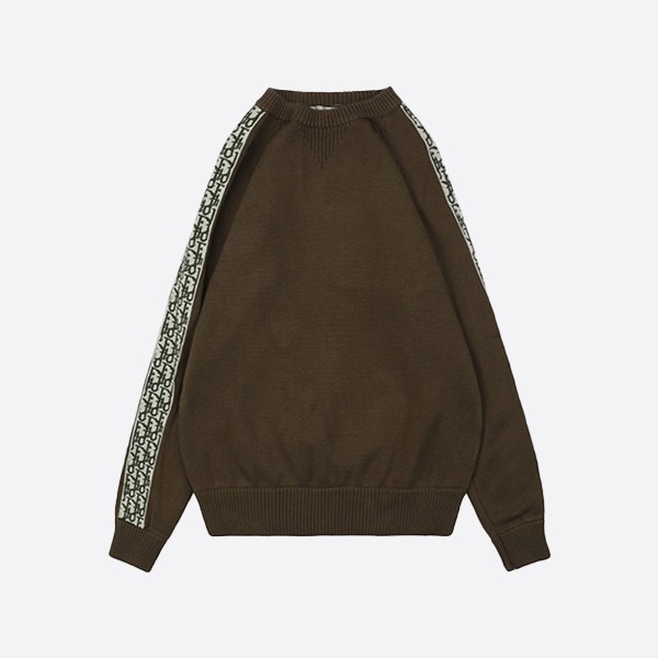 Dior 2023 Armdio Jacquard Web Crew Neck Sweater