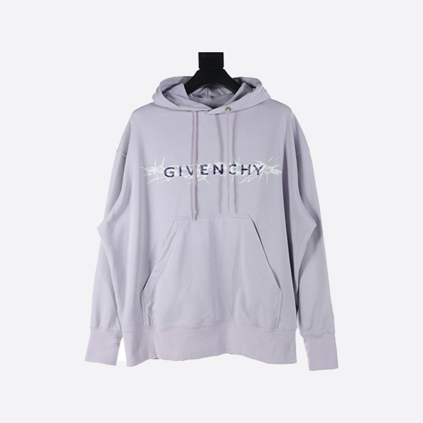 Givenchy GVC Toothbrush Embroidered Thorn Hooded Sweatshirt