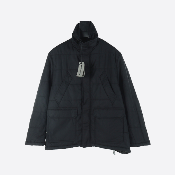Balenciaga BLCG Quilted Lightweight Down Jacket with Hidden Hood