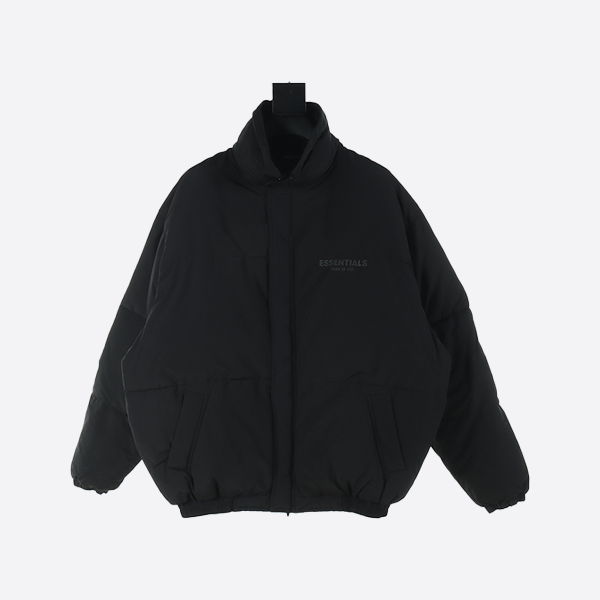 Fear of God Essentials 22FW Multi-Thread Reflective Lowercase Stand Collar Cotton Jacket