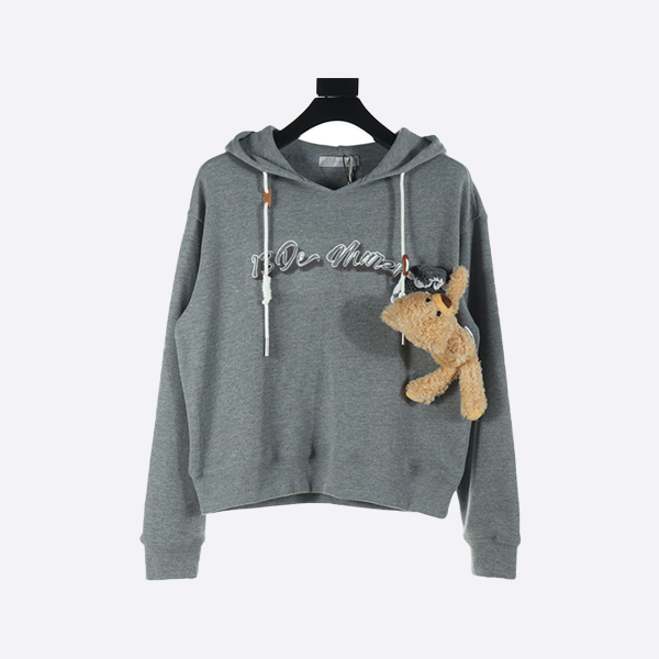 MARZO Doozoo Waffle Check Hooded Sweatshirt