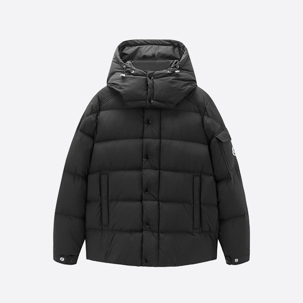 Moncler Maya 70th Anniversary Matte Down Jacket in Black