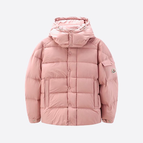 Moncler Maya 70th Anniversary Matte Down Jacket in Pink