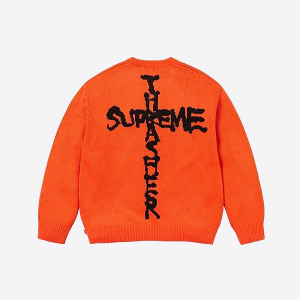 Supreme x Thrasher Sweater FW24 Orange