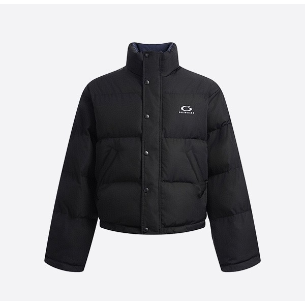 Balenciaga brooch double-sided embroidered cotton jacket