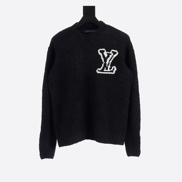 Louis Vuitton Monogram Logo Knit Crew Neck Sweater