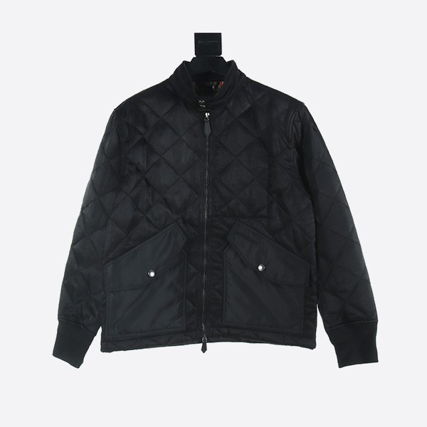 Burberry 24Fw Diamond Quilted Stand Collar Jacket Padded Jacket