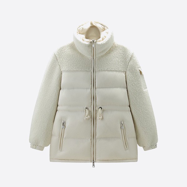 Moncler Mask Fur Dress Down Jacket for Women