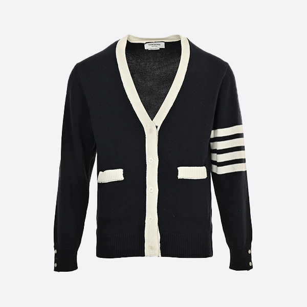 Thom Browne Back Puppy Cardigan Sweater