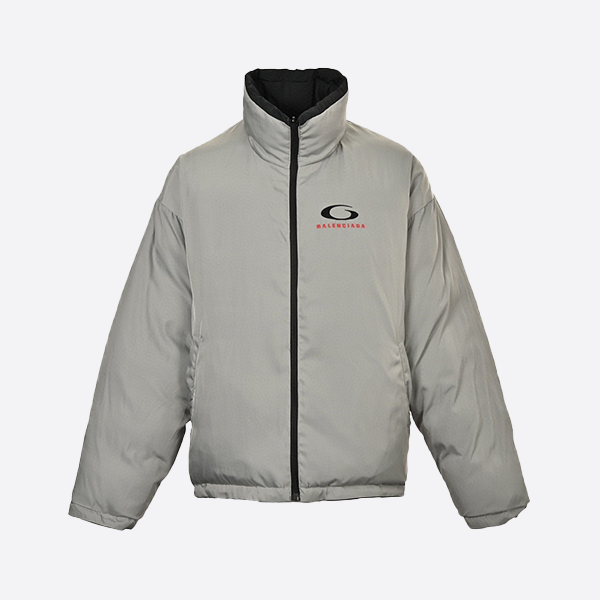 Balenciaga reversible cotton jacket with boxing embroidery