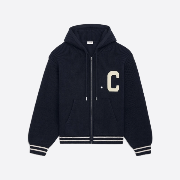 Serin Hooded Monogram Knit Cardigan RV00V830I.07MR