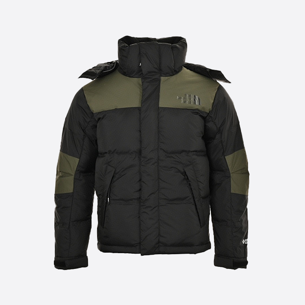 The North Face Color Block Zip Hooded Down Jacket