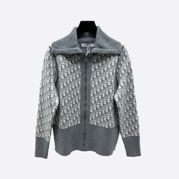 Dior Lapel Jacquard Double Knit Jacket