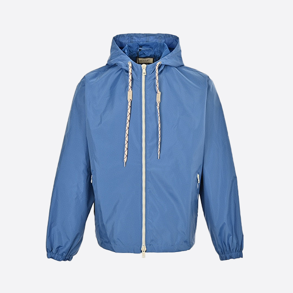 Gucci 24Fw Striped Lettering Nylon Canvas Jacket