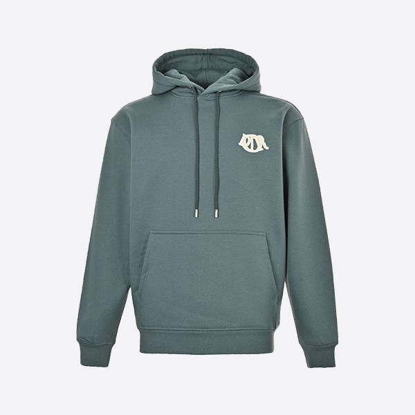 Dior 24Fw Tricolor Patch Embroidered Hooded Sweatshirt