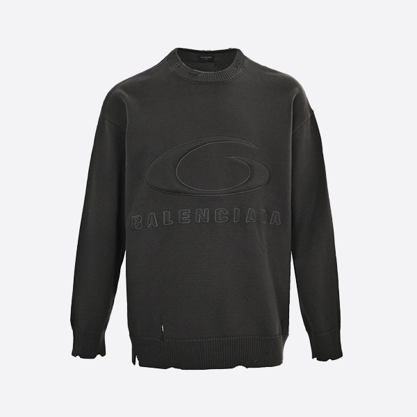 Balenciaga Embossed 3D Letterhole Sweater