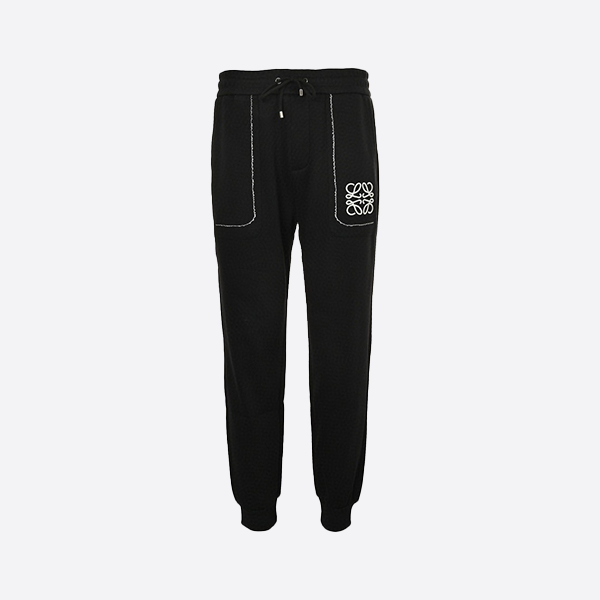 Loewe logo embroidered fleece pants