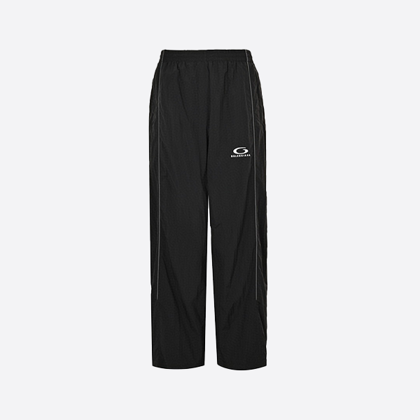 Balenciaga Monogram Embroidered Woven Pants