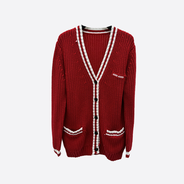Miu Miu crocheted wool cardigan