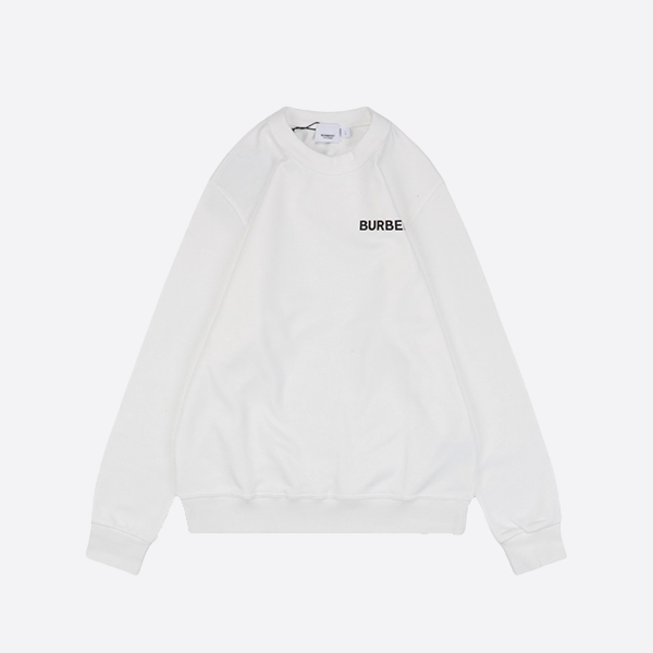 Burberry 24FW Small Logo Silicone Crew Neck Sweatshirt