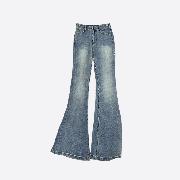 Loewe Goddess Embroidered Flared Jeans