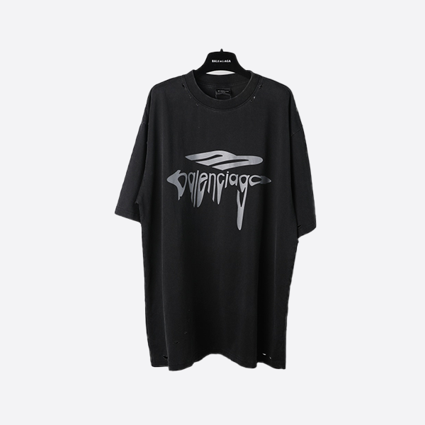 Balenciaga Big M Dissolved Letters Short Sleeve 2025SS