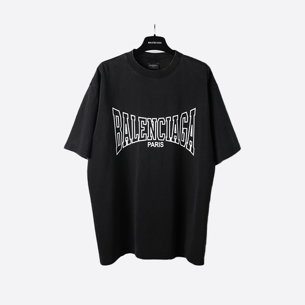 Balenciaga crack slogan short sleeve 2025SS