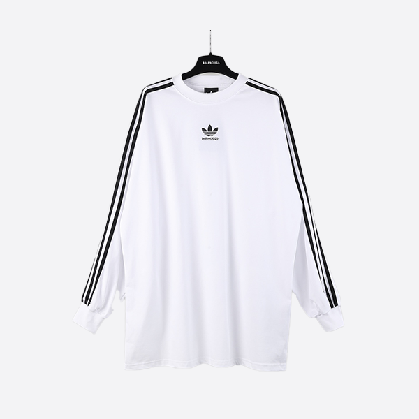 Balenciaga 3 Ribbon Classic Joint Long Sleeve 23ss White