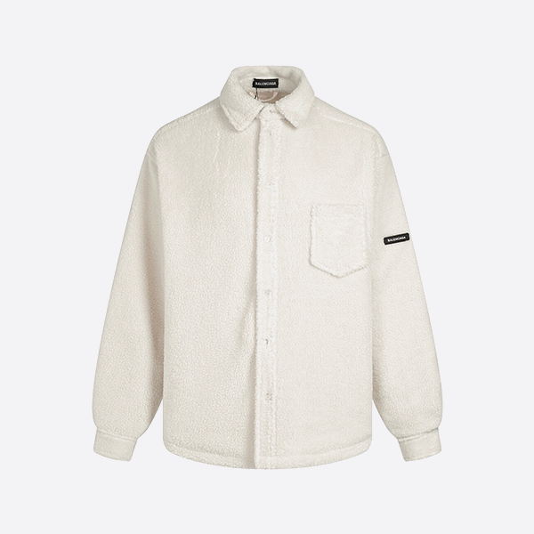 Balenciaga Lambswool Sleeve Jacket