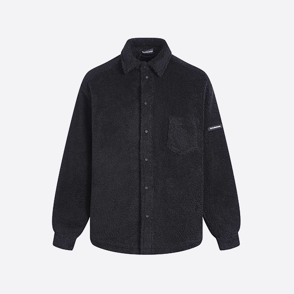 Balenciaga Lambswool Sleeve Jacket