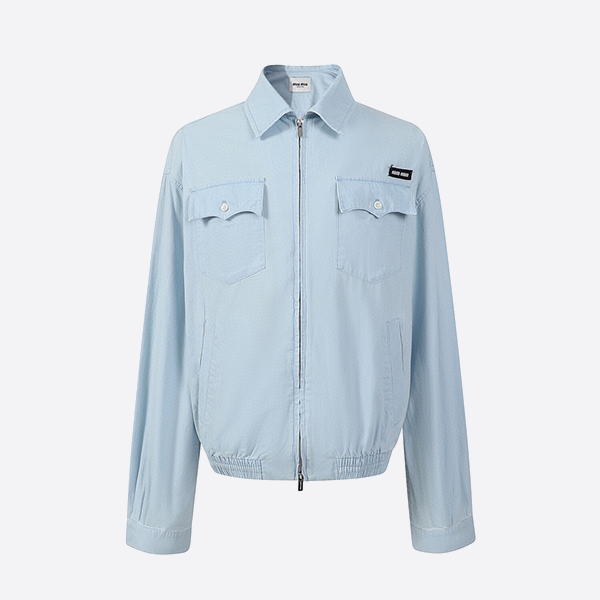 Miu Miu 24FW Chambray Denim Jacket