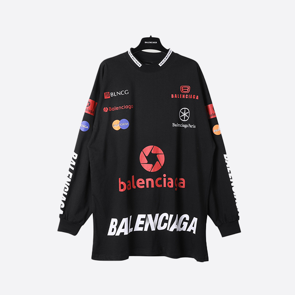Balenciaga multi-print long sleeve