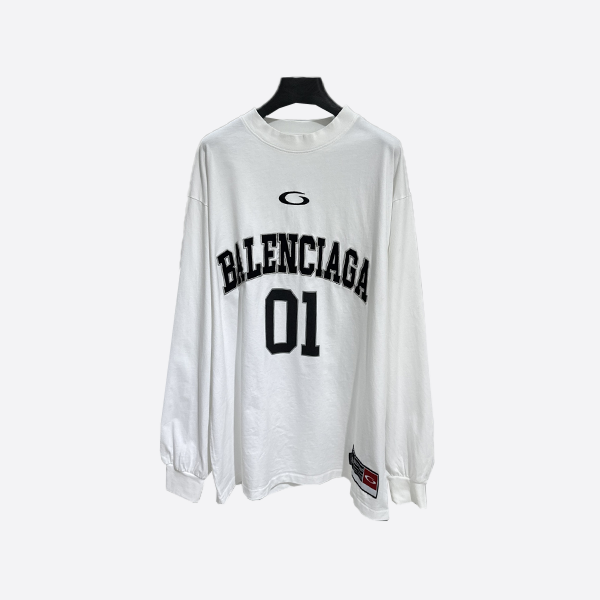 Balenciaga Basketball Series Oversized Long Sleeve T-Shirt