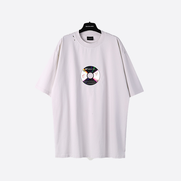 Balenciaga CD Limited Edition Short Sleeve White