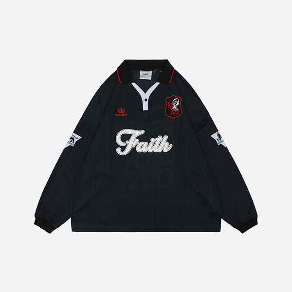 Saint Michael's Faith Soccer Shirt Black