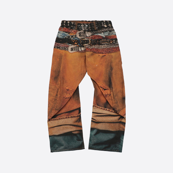 Acne Studios Loose Fit Jeans 2006M Rust Orange