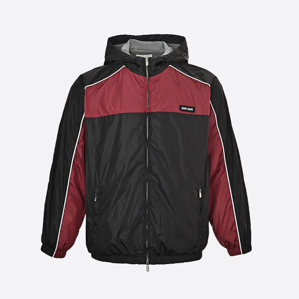 Miu Miu Patchwork Lettering Trench Coat