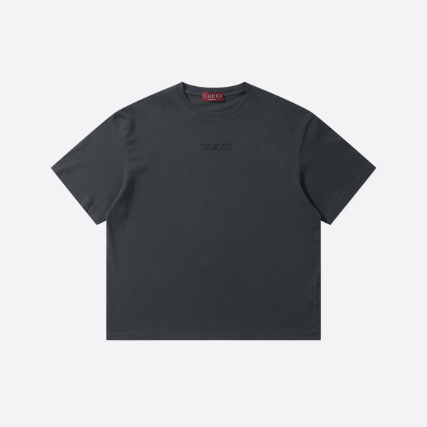 Gucci 25SS logo embroidered short sleeves