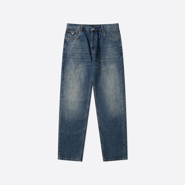 Prada 2025 Spring/Summer Triangle Logo Jeans