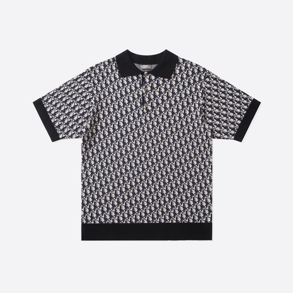 Dior 2025 Spring/Summer Knit Jacquard Polo Shirt