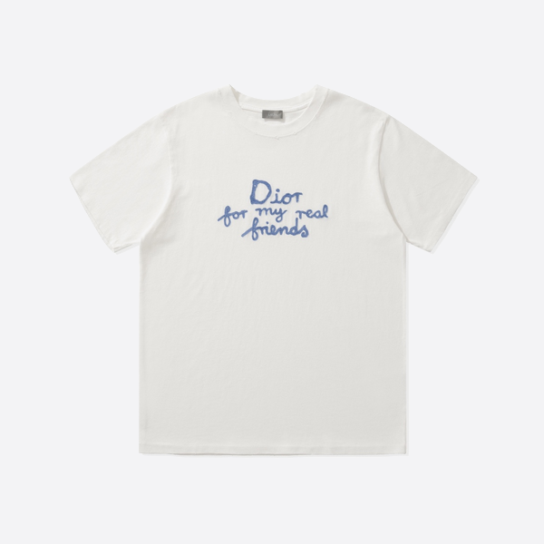 Dior signature chain embroidered short sleeves