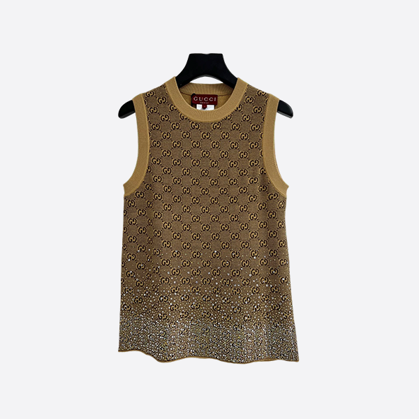 Gucci double-face jacquard vest
