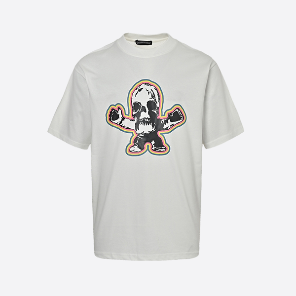 Chrome Hearts 25ss skull front and back print short sleeves