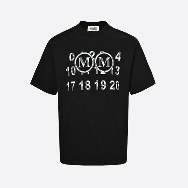 Margiela 25ss double M printed short sleeves