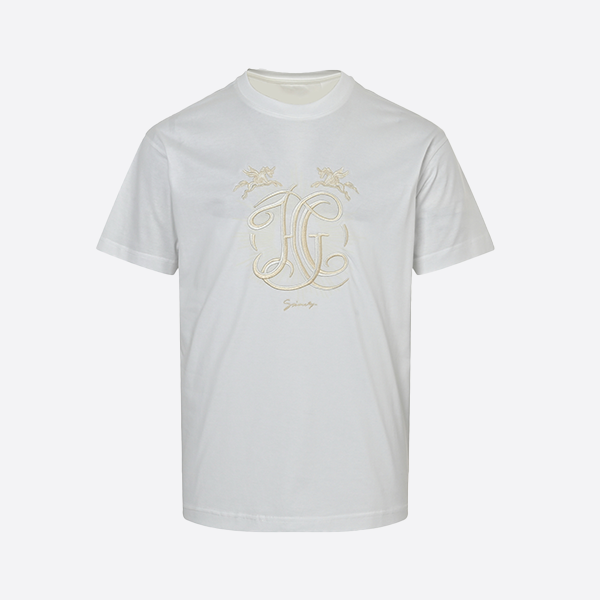 Givenchy 25ss unicorn embroidered short sleeve